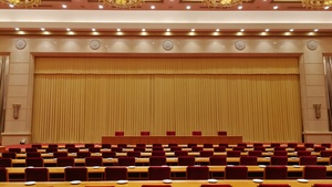 京西宾馆真丝绒幕布