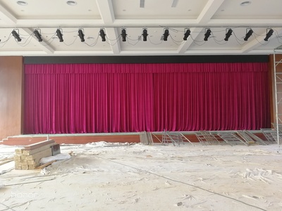 陕西潼关某校礼堂幕布